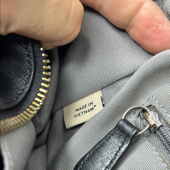 Coach Nancy satchel bag black leather - Picture 11 of 12